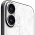 White Marble iPhone 16 Plus Skin